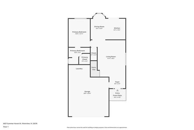 6637 Summer Haven Dr in Riverview, FL - Foto de edificio - Building Photo