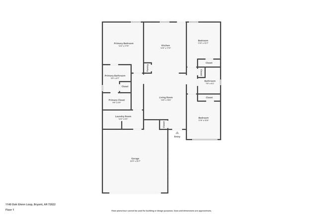 1140 Oak Glenn Loop in Bryant, AR - Building Photo - Building Photo