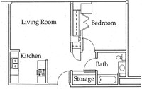 Crossroads House Apartments in Lincoln, NE - Building Photo - Floor Plan