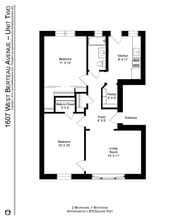 1607 W Berteau Ave, Unit 2 in Chicago, IL - Foto de edificio - Building Photo