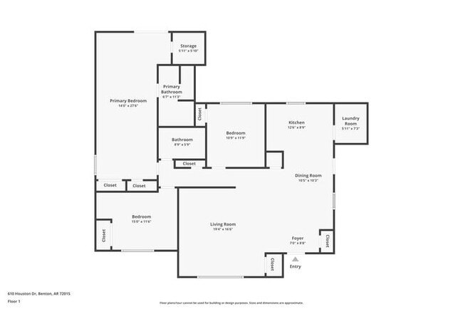 610 Houston Dr in Benton, AR - Foto de edificio - Building Photo