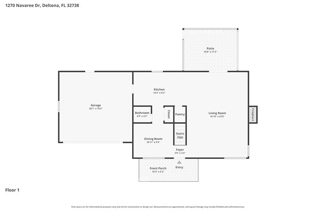 1270 Navarre Dr in Deltona, FL - Foto de edificio - Building Photo