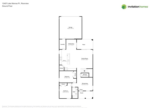 13407 Lake Monroe Pl in Riverview, FL - Foto de edificio - Building Photo