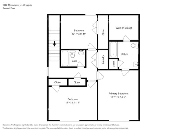 1422 Moondance Ln in Charlotte, NC - Foto de edificio - Building Photo