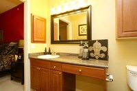 1BR-1BA A2 Bathroom - State House Apartments in Austin, Texas