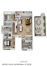 545 SW 11th St, Unit 308 in Miami, FL - Building Photo - Building Photo