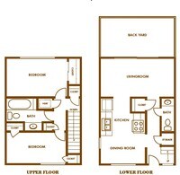 Vineyard Townhomes in Napa, CA - Foto de edificio - Floor Plan