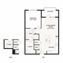 Aura Main Street in Lewisville, TX - Foto de edificio - Floor Plan