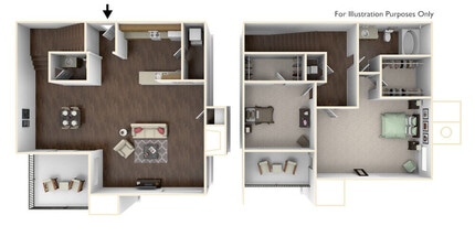 Stonehaven Apartments in Hazelwood, MO - Foto de edificio - Floor Plan