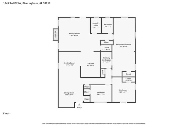 1849 3rd Pl SW in Birmingham, AL - Building Photo - Building Photo