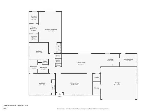 1204 Manchester Dr in Clinton, MS - Building Photo - Building Photo