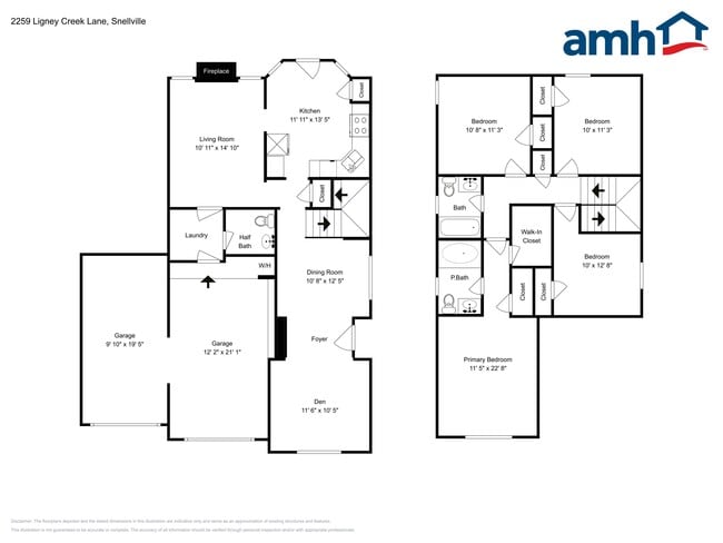 2259 Ligney Creek Ln in Snellville, GA - Foto de edificio - Building Photo