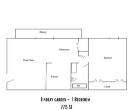 Findlay Garden in Findlay, OH - Building Photo - Floor Plan