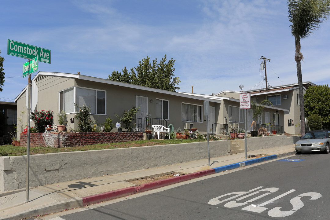 5847-5857 Comstock Ave in Whittier, CA - Building Photo