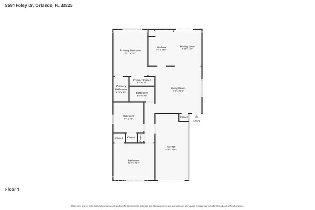 8691 Foley Dr in Orlando, FL - Building Photo - Building Photo