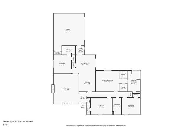 1134 Madlynne Dr in Cedar Hill, TX - Foto de edificio - Building Photo