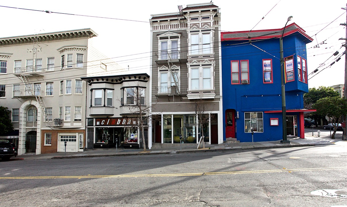 593 Castro St in San Francisco, CA - Foto de edificio