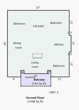 1569 Glenmont Rd, Unit 2nd floor in East Cleveland, OH - Building Photo - Building Photo