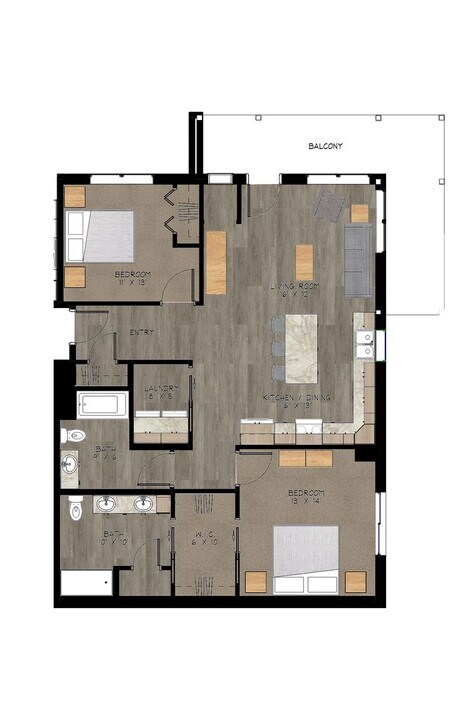 Highland Lakeview Apartments in Detroit Lakes, MN - Foto de edificio