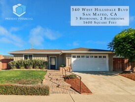 540 W Hillsdale Blvd in San Mateo, CA - Building Photo