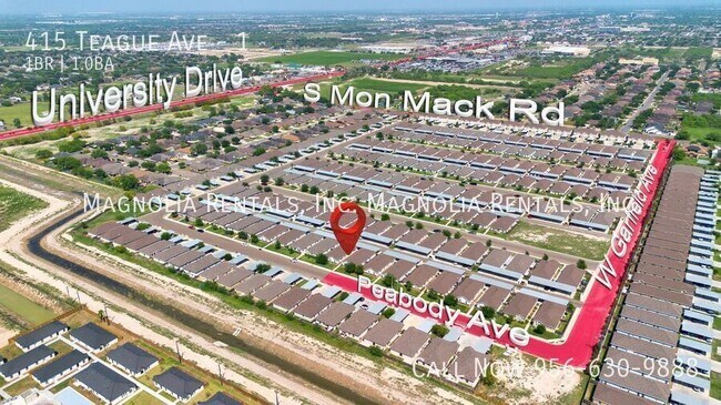 415 Teague Ave, Unit 1 in Edinburg, TX - Foto de edificio - Building Photo