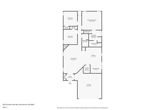 9876 Southern Oak Way in Olive Branch, MS - Building Photo - Building Photo