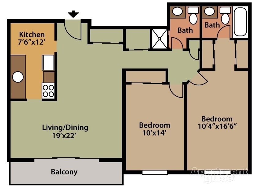 Portage Towers Apartments in Cuyahoga Falls, OH