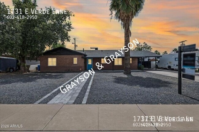 property at 1731 E Verde Ln