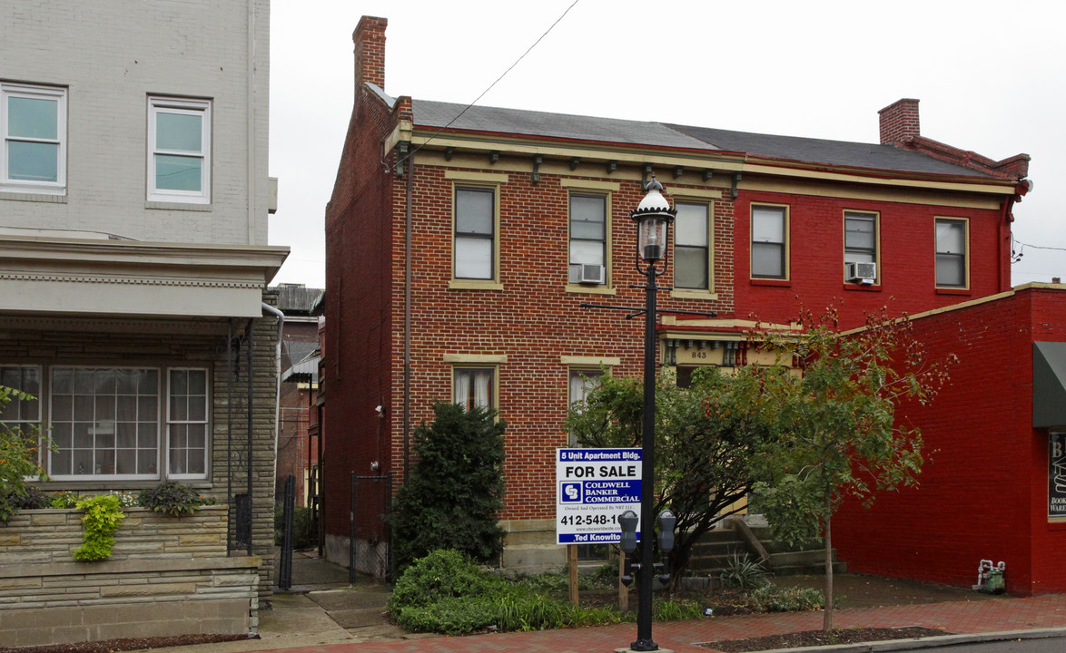 843 Western Ave in Pittsburgh, PA - Foto de edificio