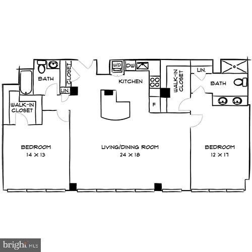1815 John F Kennedy Blvd, Unit 2B-2816 in Philadelphia, PA - Building Photo
