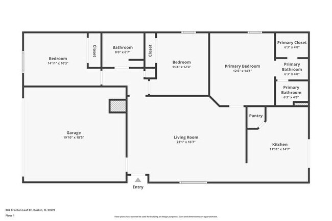 806 Brenton Leaf Dr in Ruskin, FL - Building Photo - Building Photo