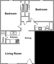 D & D Apartments in Edwardsville, IL - Building Photo - Floor Plan