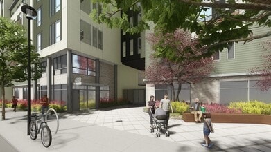 Kiku Crossing in San Mateo, CA - Foto de edificio - Building Photo
