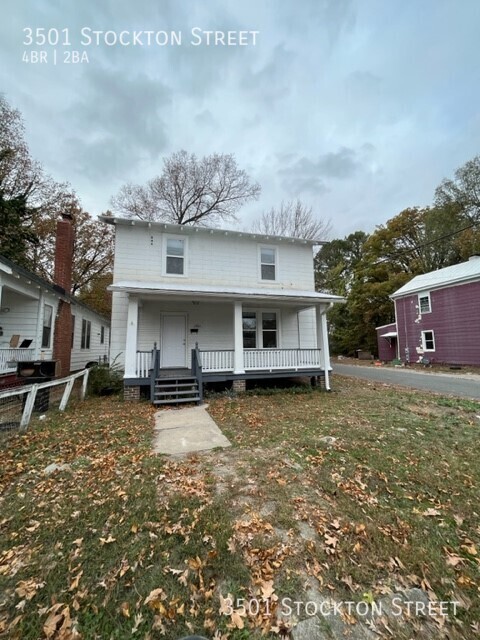 3501 Stockton St in Richmond, VA - Foto de edificio