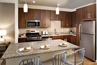 Modern Kitchens With Stone Countertops And Stainless Steel Appliances - Avalon Easton Apartments in Boston, Massachusetts