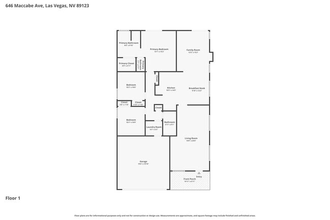 646 Maccabe Ave in Las Vegas, NV - Building Photo - Building Photo