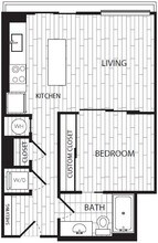 CODA on H in Washington, DC - Foto de edificio - Floor Plan