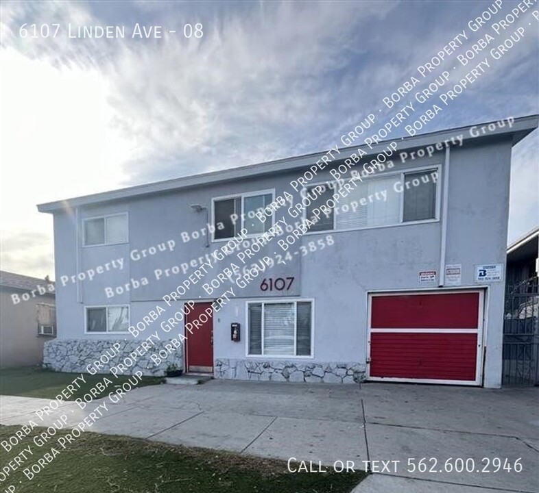 6107 Linden Ave in Long Beach, CA - Foto de edificio