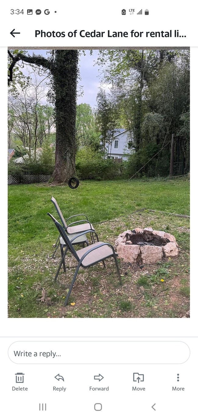 property at 9606 Cedar Ln