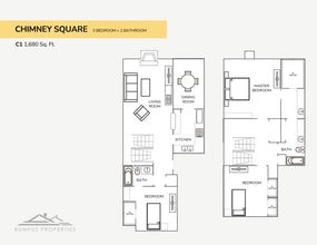 Chimney Square Apartments in Abilene, TX - Foto de edificio - Floor Plan