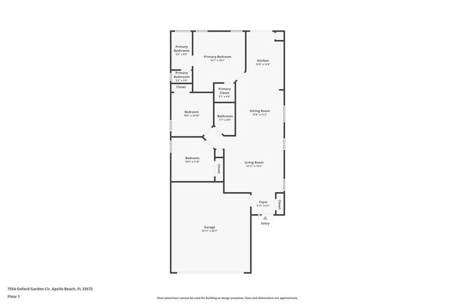 7554 Oxford Garden Cir in Apollo Beach, FL - Building Photo - Building Photo