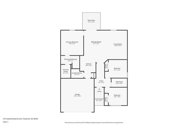 217 Colonial Reserve Ave in Troutman, NC - Foto de edificio - Building Photo