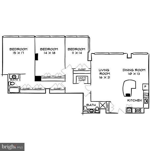 1815 John F Kennedy Blvd, Unit 0B-1719 in Philadelphia, PA - Building Photo