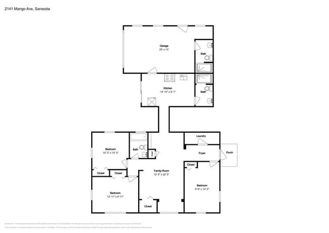 2141 Mango Ave in Sarasota, FL - Foto de edificio - Building Photo