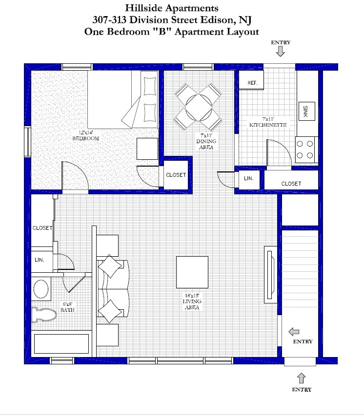 Hillside Apartments in Edison, NJ