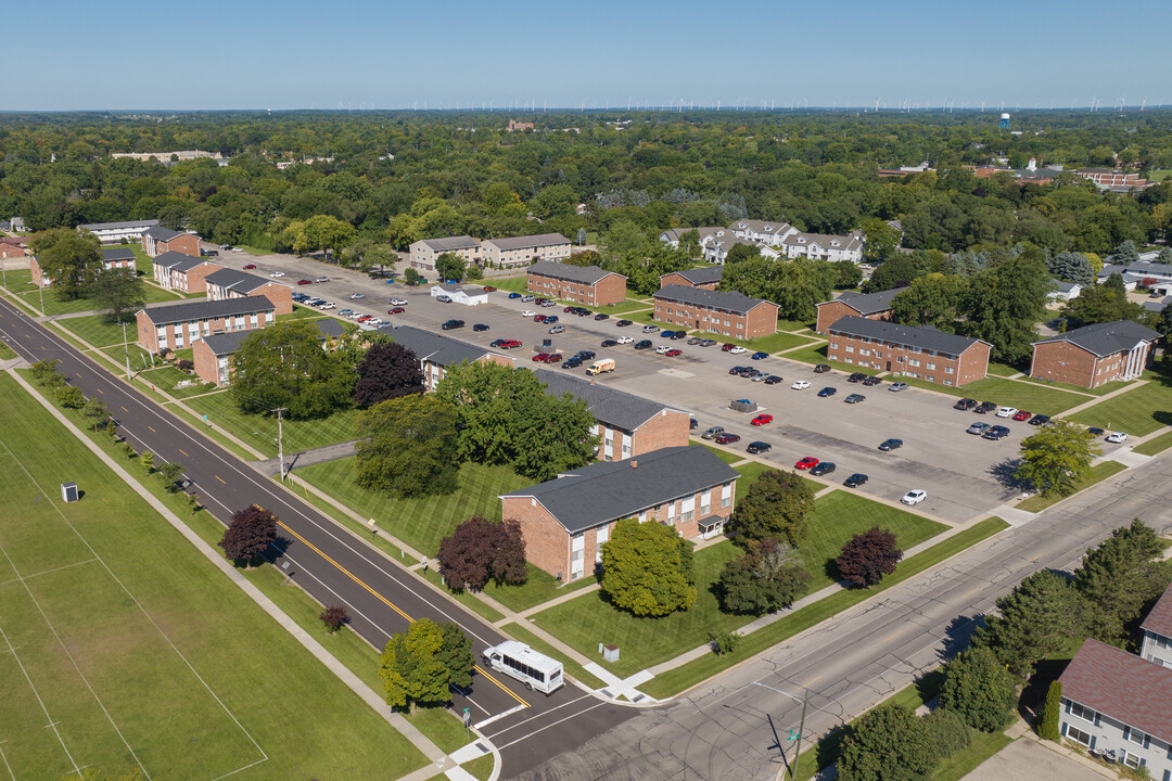 Park Place Apartments in Mt. Pleasant, MI - Foto de edificio