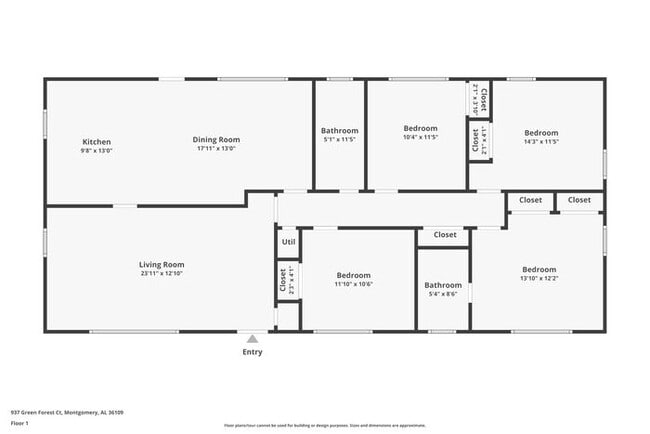 937 Green Forest Ct in Montgomery, AL - Foto de edificio - Building Photo