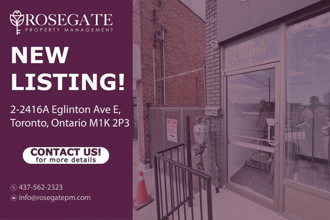 property at 2416A Eglinton Ave E