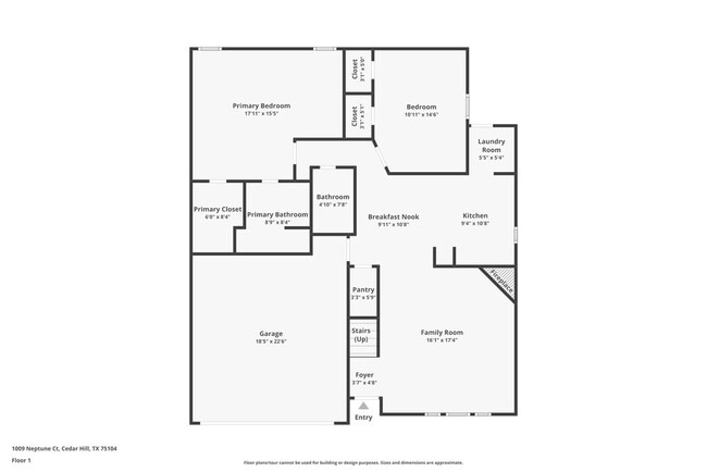 1009 Neptune Ct in Cedar Hill, TX - Foto de edificio - Building Photo