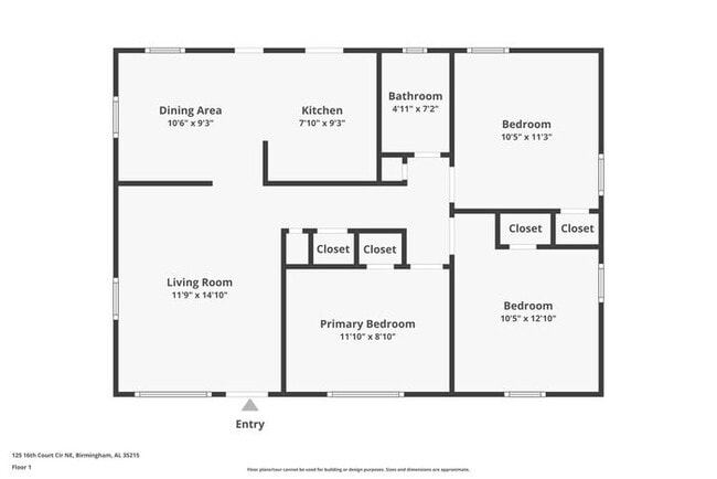 property at 125 16th Ct Cir NE